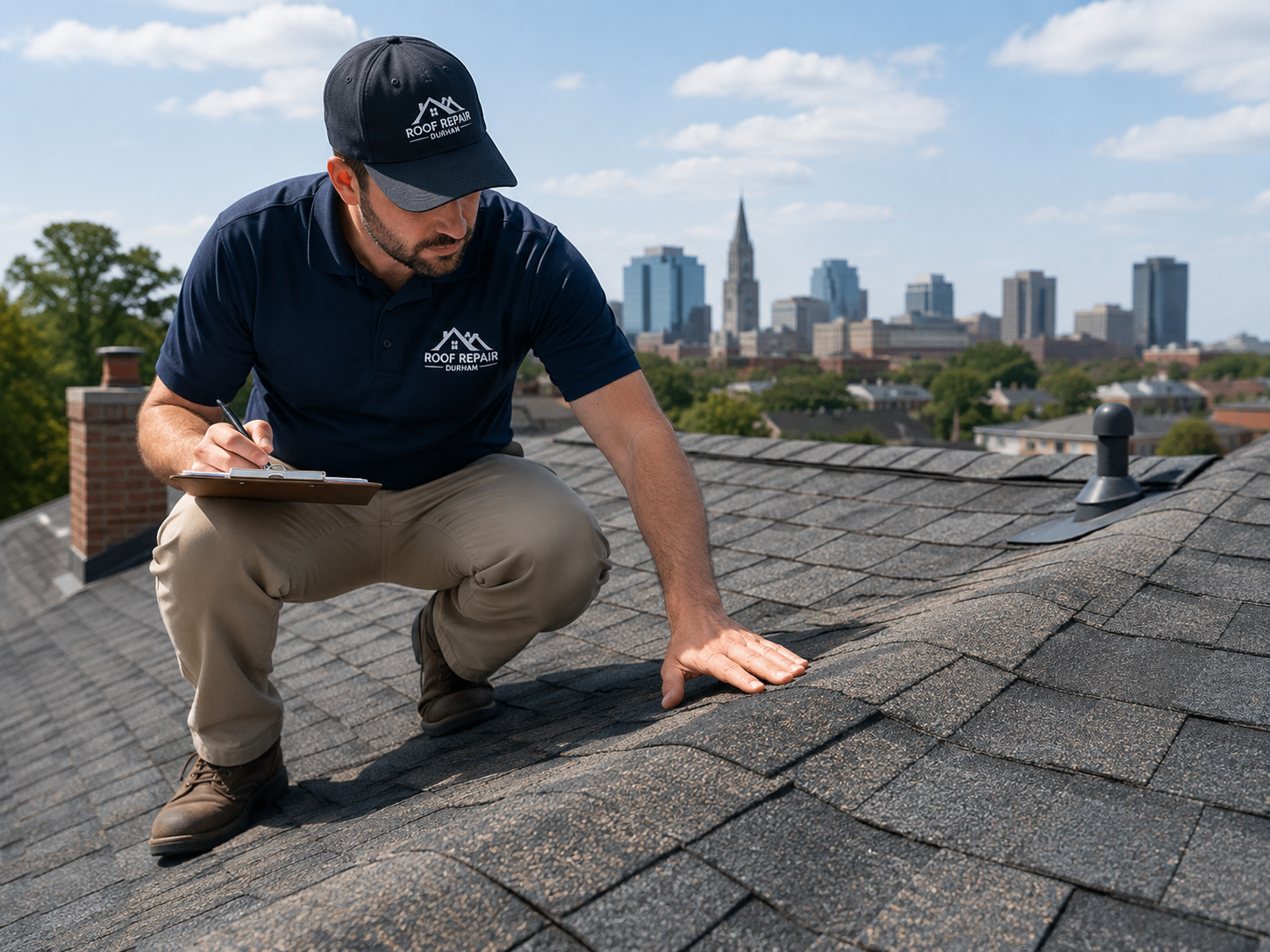 Roof inspection in Durham, NC