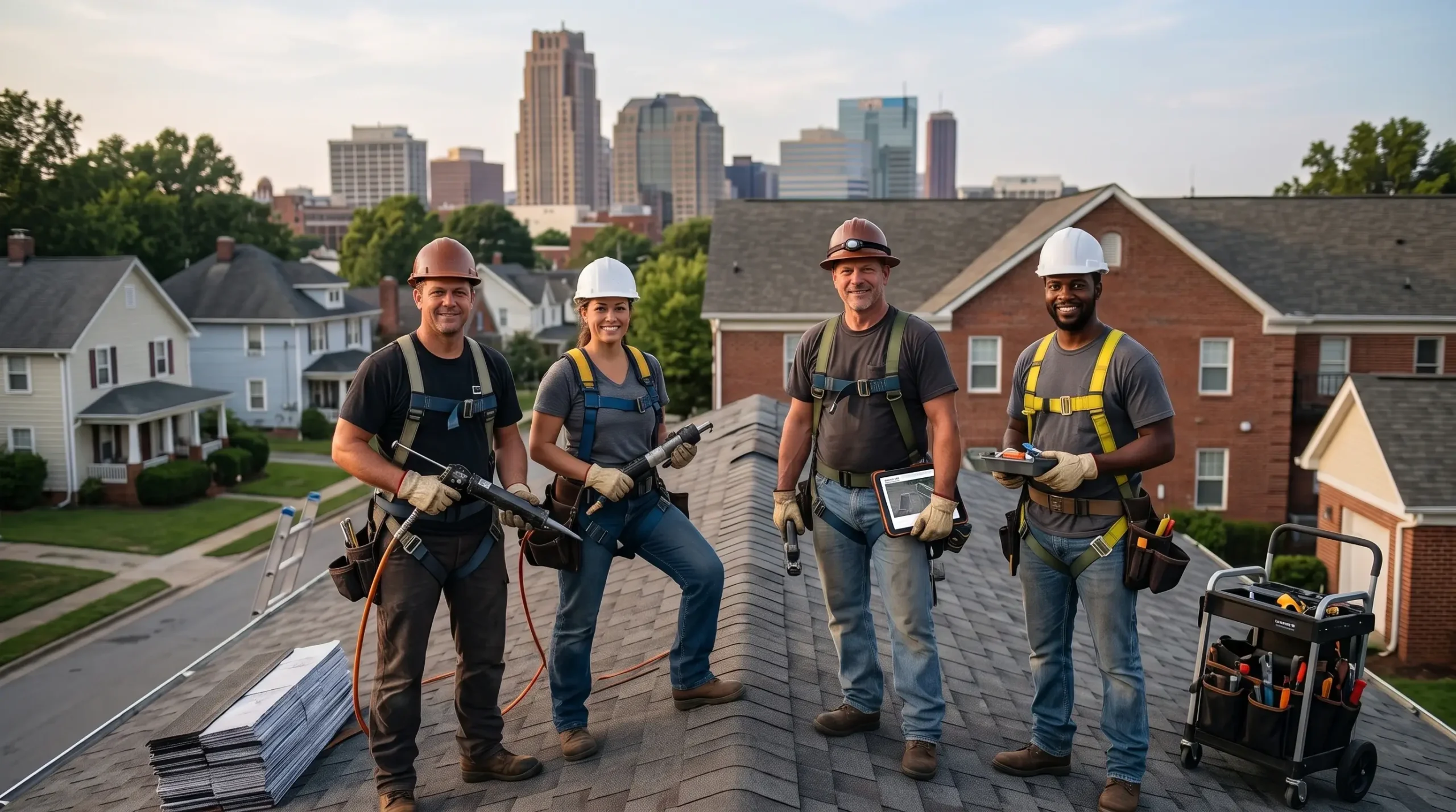 Durham Roof Repair In Action