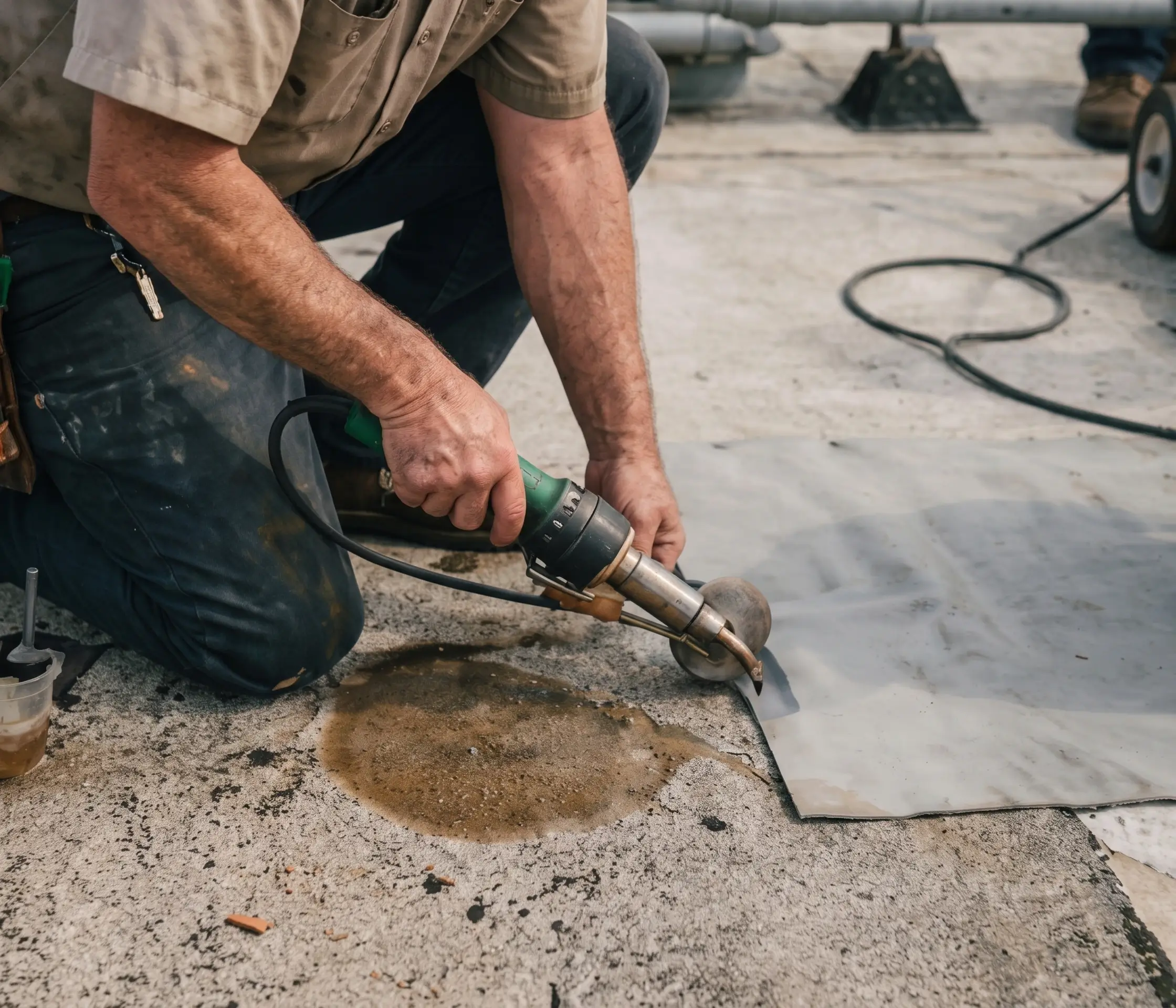 Flat Roof Membrane Repair Durham