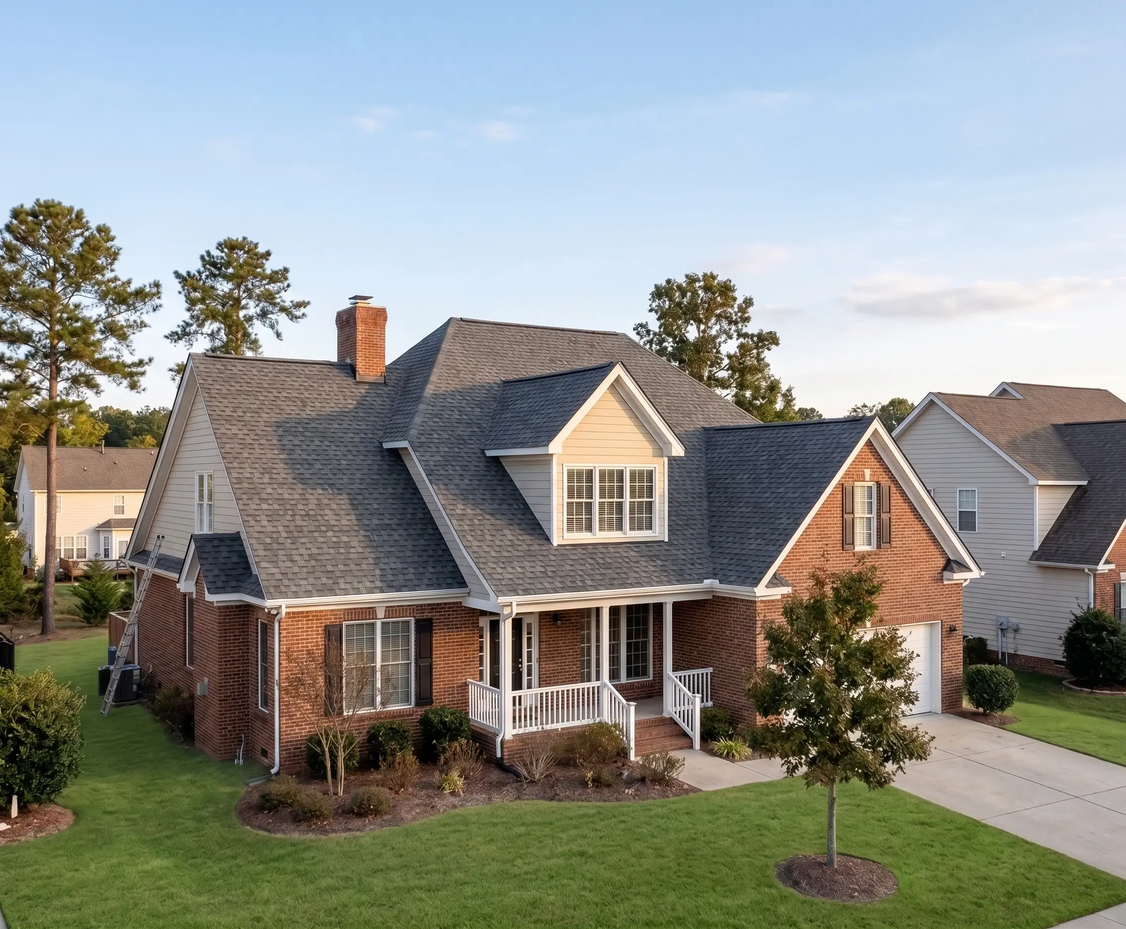 Completed Residential Roof Repair Durham