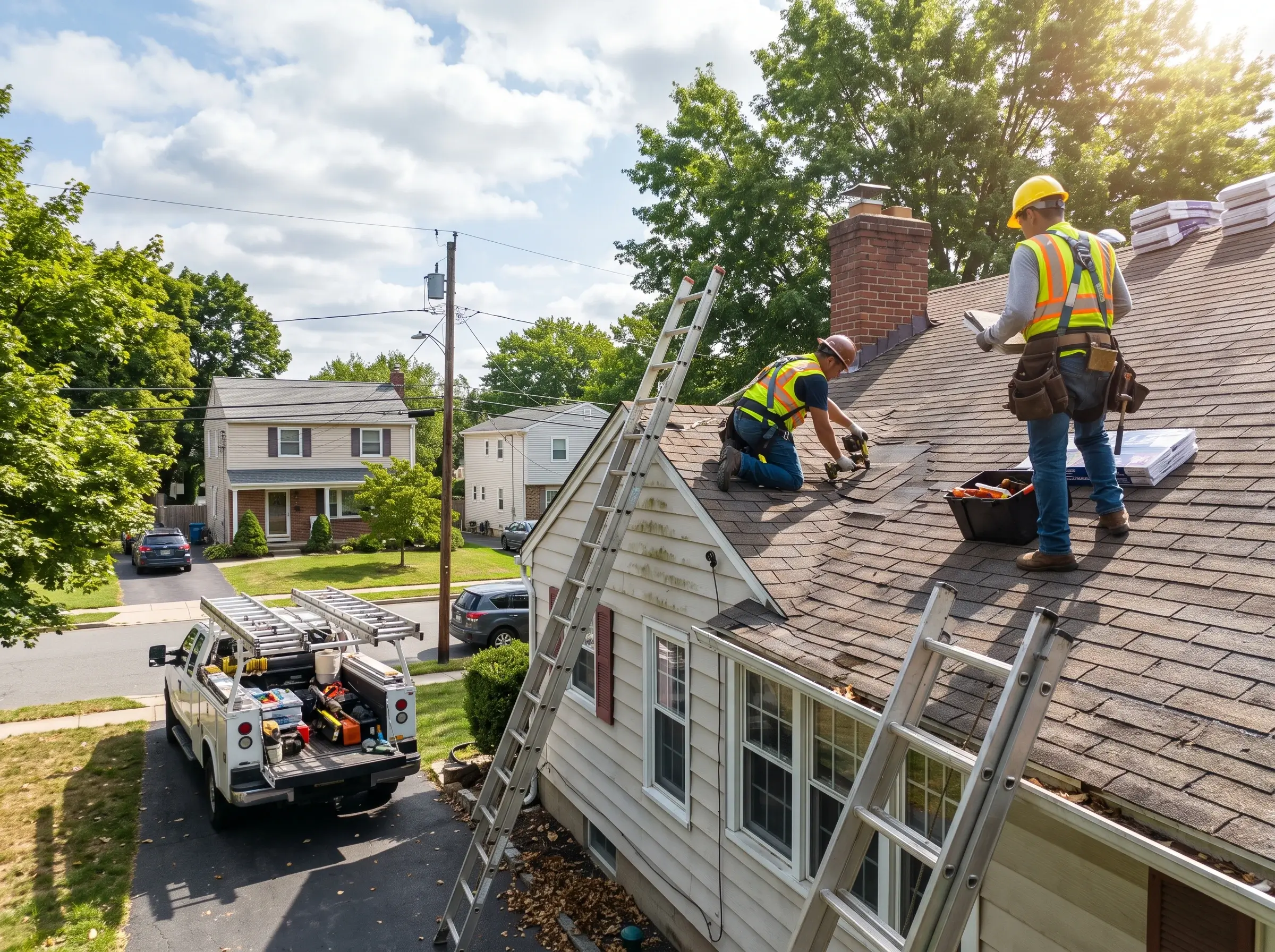 Professional Roof Repair Technician in Durham NC 27704